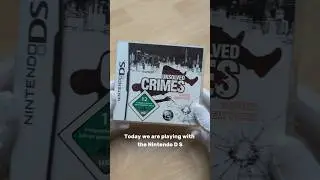 Unsolved Crimes Nintendo DS  #handheld #pokemon #console  #japan #nintendo #3ds #2ds #ds #spiel