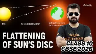 Flattening of Sun's Disc | Class 10 | CBSE 2026 🔥Shimon Sir