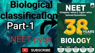 Biological classification NEET pyqs.