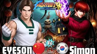KOF 98 EYESON VS Simon 文 FT10 ⚡ HIGH LEVEL GAMEPLAY ⚡ KING OF FIGHTERS 98 