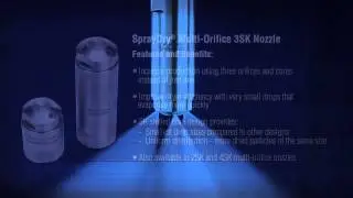 Multi-Orifice 3SK SprayDry&reg; Nozzle from Spraying Systems Co.