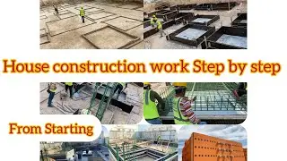 House construction work step by step | building construction step by step | Villa work Qatar-Dubai