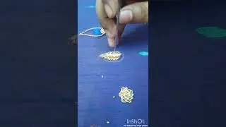 Stone Attaching Work #aaribeginners #aaritutorial #cutbeads #beadwork #jarkan #cutdanawork