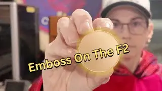 Embossed Brass Coin Using the xTool F2 5W Laser