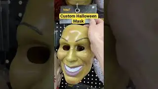 Custom Spirit Halloween Mask! 💀🎨 #art #halloween #painting #mask #custom #diy