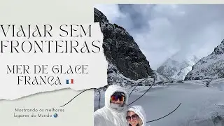Mer de Glace / França -  Um túnel no meio dos Alpes Franceses totalmente de Gelo e Roller Coaster 4K