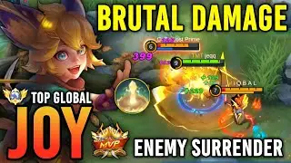 TOP GLOBAL JOY BEST BUILD 2023!! TOP GLOBAL JOY GAMEPLAY - MOBILE LEGENDS
