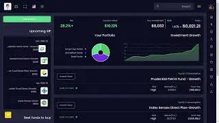 Investment Responsive Web Application Kit Template with RTL Dark Theme