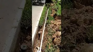 Sprinkler system rerouting for better coverage in Houston Texas #underground #plumbing #tomball