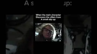 When the main character discovers the villain from a small slip up (hp - goblet of Fire)