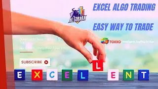 Excel Algo Trading with Algobaba Stoxxo No coding required, Explore the Easy way 2 Trade with Excel