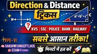 परछाई से सम्बंधित प्रश्न | Shadow Reasoning Tricks | SSC, Railway, Police,ctet आसान ट्रिक से हल करें