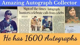 #autograph_collector#celebrities                Amazing Autograph Collector