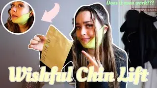 TESTING THE WISHFUL CHIN LIFT SCULPTING SHEET MASK BY HUDA BEAUTY...DOES IT REALLY WORK?