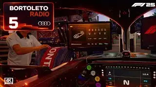 AUDI F1 First Test Day At Barcelona With BORTOLETO | Radio Included Super Realistic Recreation
