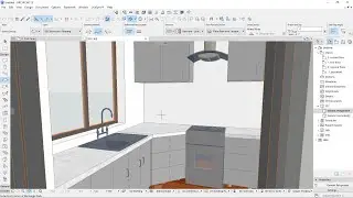 TWO IN ONE HOUSE MODELLING/step-5 (KITCHEN DESIGN in ARCHICAD 25)