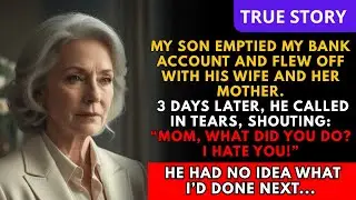 My Son Mocked Me After Emptying My Bank Account and Traveling With His Wife and|Grandma True Stories