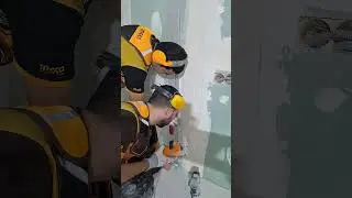 Каменный шпон подготовка #houserepair#trilliant#монтаж#строительство#топ#ремонт#обшивкастен