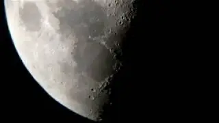 MOON SURFACE with ORION Starblast Telescope