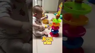 𝐁𝐚𝐛𝐲 𝐁𝐚𝐥𝐥 𝐃𝐫𝐨𝐩 𝐏𝐥𝐚𝐲 𝐓𝐨𝐰𝐞𝐫 -𝟓 𝐋𝐚𝐲𝐞𝐫𝐬 #balldrop #happykids #toddlerlife #youtubeshorts #toys #kidstoys