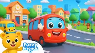 Benny the Brave Bus 🚍 | Fun Kids Song About Helping Friends! - Fuzzy Friends TV