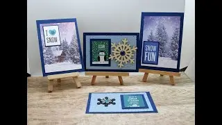 Making Christmas cards using recycled cards or your stash 131