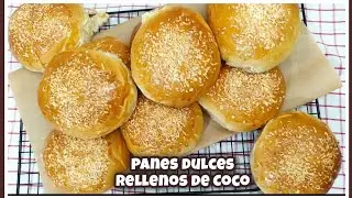 RECETA DE PAN DULCE RELLENO DE COCO | RECETA VENEZOLANA