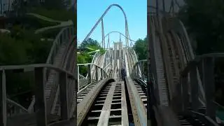 Racer 75 (POV) Rebel Yell Kings Dominion Doswell Virginia #pov #themepark #rollercoaster