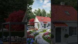 Cozy Cottage with a Beautiful Flower Garden