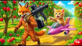 Mama Cat Trims Fur on the Farm and Makes Tiger Hat For Kittens At Home🐾🎩🐯