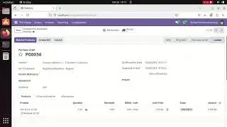 Open Source-Odoo ERP on PC-Procure to Pay-02:Convert RFQ to Purchase Order-Dummy data