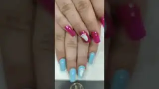 💙💗 Baby Shower Nails 💗💙
