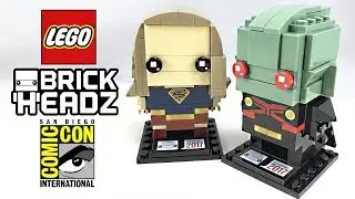 LEGO Supergirl & Martian Manhunter Brick Headz review! 2017 set 41496!