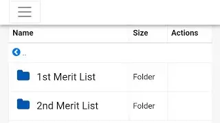 iub merit list how can download