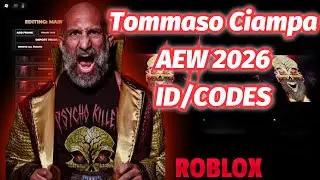 ROBLOX AEW: Tommaso Ciampa AEW 2026 Titantron CODES/ID!