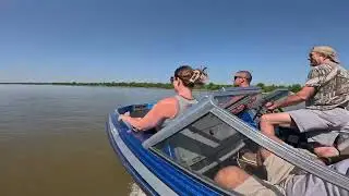 HEADING TO REDNECK FISHING TOURNAMENT FROM HAVANA ILLINOIS TO BATH ILLINOIS VIA ILLINOIS RIVER.