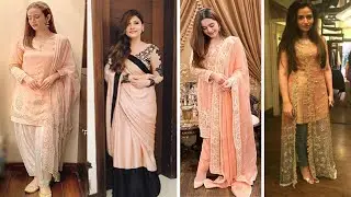 New Latest Collocation Actress Dress Design | Top Party Wear Pakistani Actress Dress Design Ideas