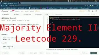 Majority Element II Leetcode 229