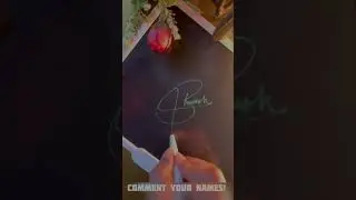 Signature style&rdquo; bhavesh 🖊 Comment your name! #autograph #signature #short