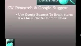 Using Google Suggest for Keyword Discovery and Research