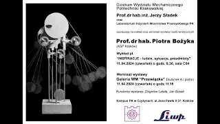 INSPIRACJE – ludzie, sytuacje, przedmioty- wykład prof. dr hab. inż. Piotra Bożyka