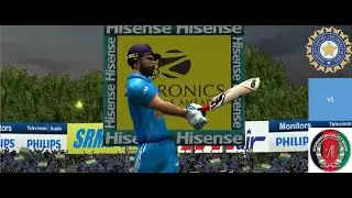 India vs Afghanisthan 1st T20I in Cricket 21 Patch Rewind but with Cricket 24 kits
