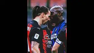 Zlatan vs Lukaku fight #football #shorts #milan #inter #zlatan #lukaku #viral