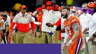 James Skalski Yelling at His Coaches | Clemson vs. Syracuse 2021