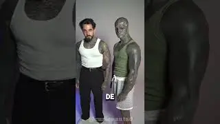 Ele quer remover todas as tatuagens! #curiosidades #black #alien #tattoo #futebol