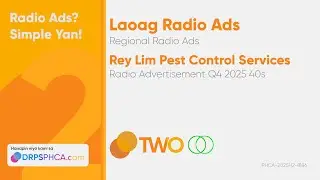 Rey Lim Pest Control Services Radio Ad Q4 2025 40s (Laoag)