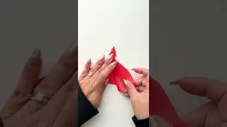 Festive Origami Santa