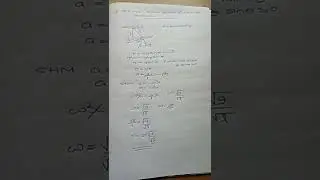 PLUS ONE PHYSICS || DERIVATION OF TIME PERIOD OF A SIMPLE PENDULUM 🔥SURE QUESTION