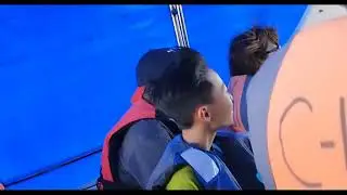 travel trip to Manukan island via boat ride :3)
