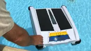 Solar-Breeze Floating Pool Skimmer Robot from Solar-Breeze